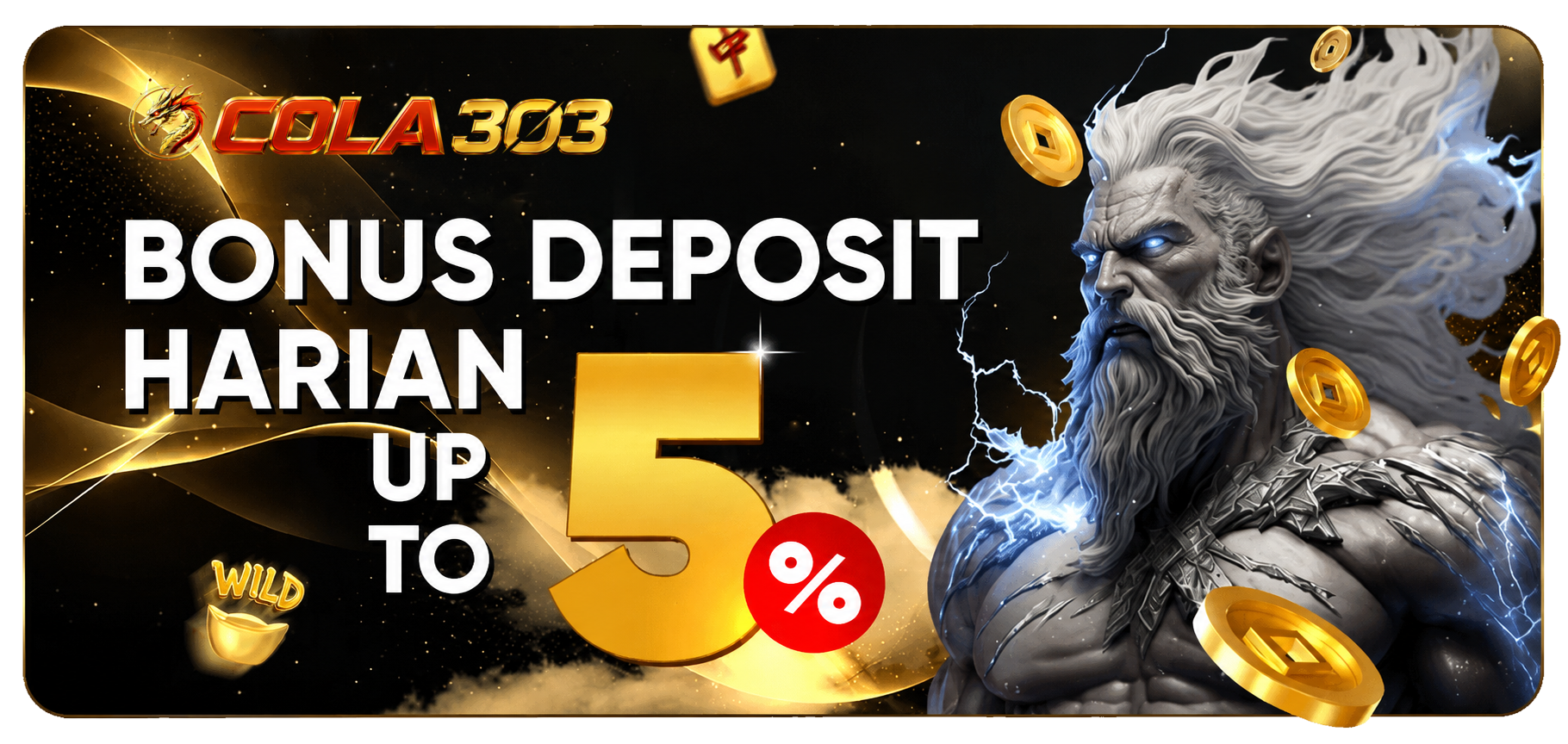 BONUS DEPOSIT HARIAN 5%